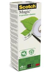 778548 3M 90019339 Tape SCOTCH&#174; Magic 19mmx33m (9) pakke med 9 ruller